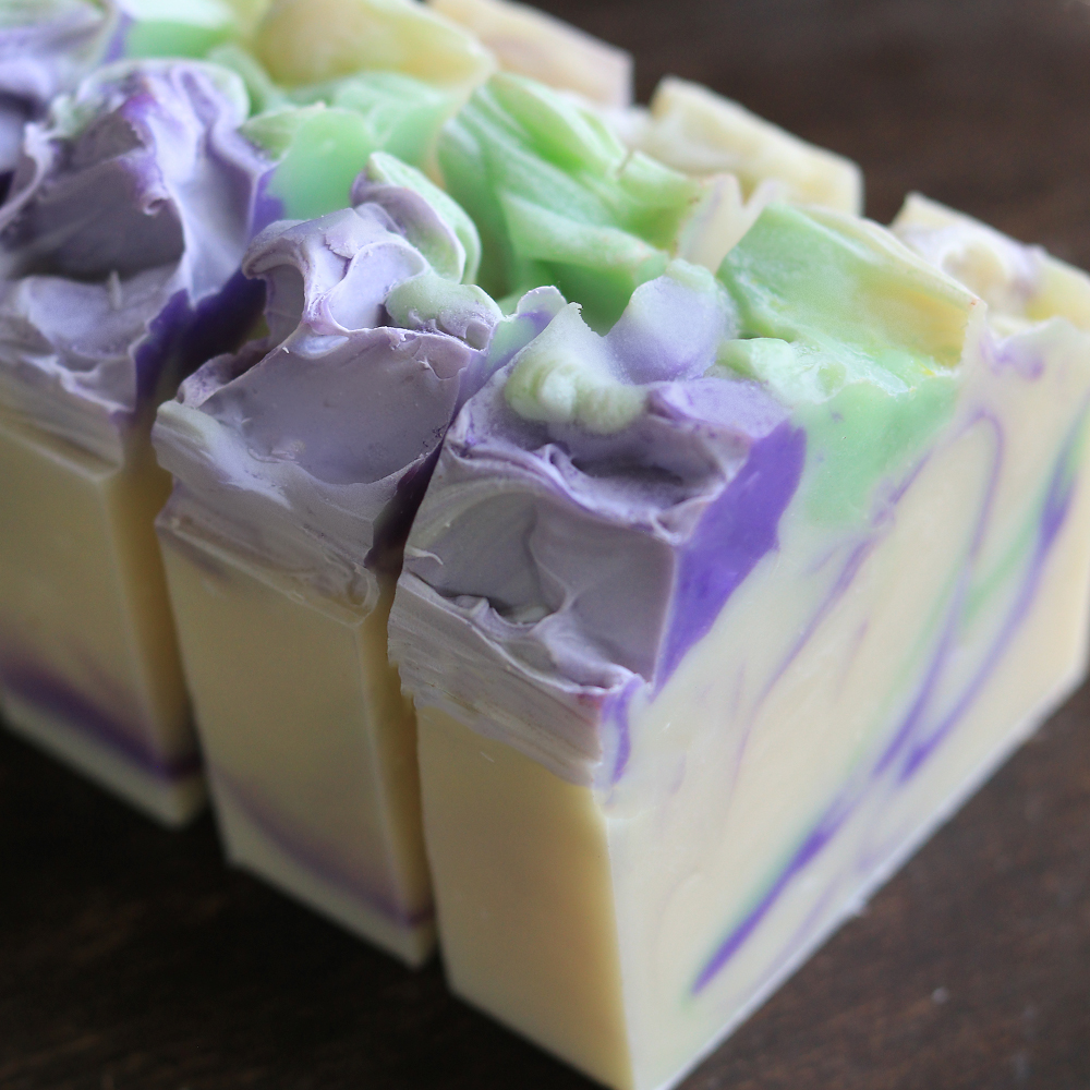 Blackberry Magnolia Artisan Soap - Image 2