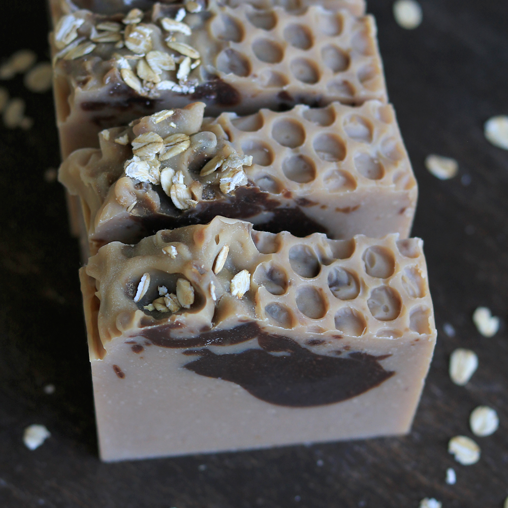 Oatmeal, Milk & Honey Artisan Soap - Image 4