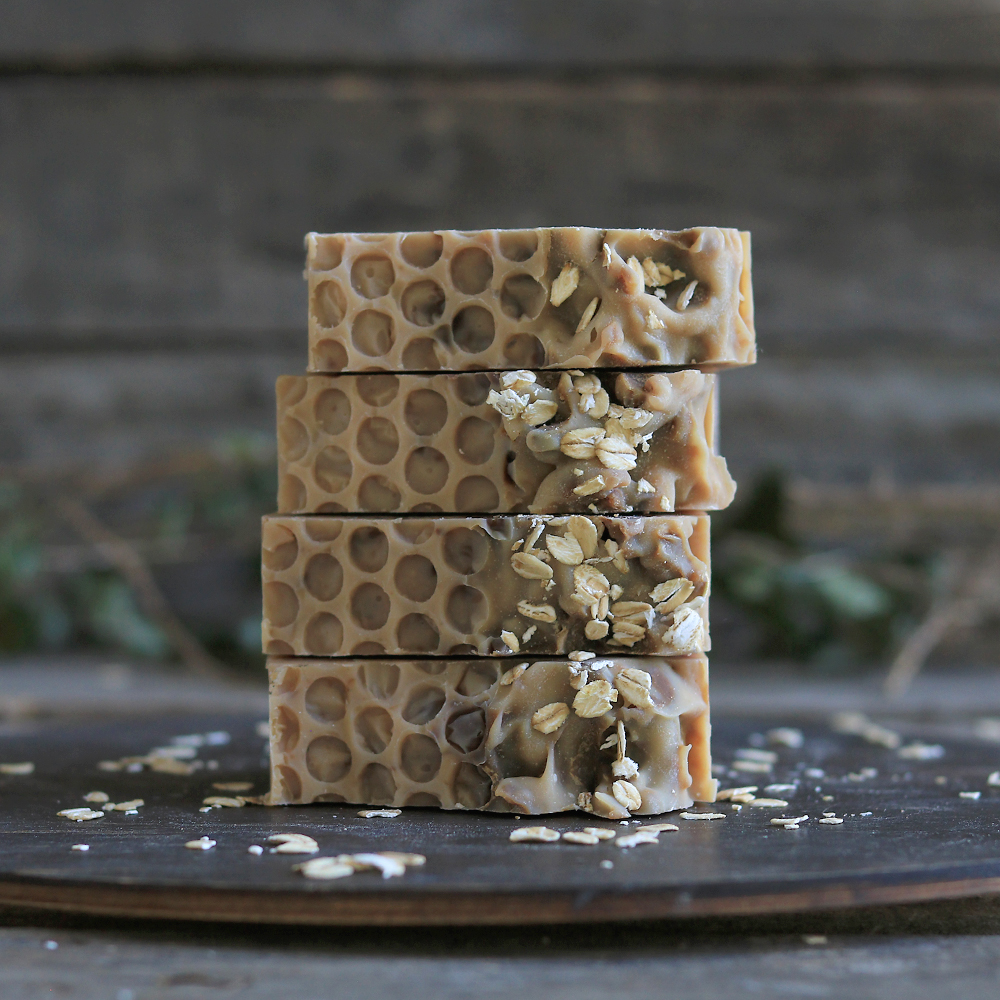 Oatmeal, Milk & Honey Artisan Soap - Image 2