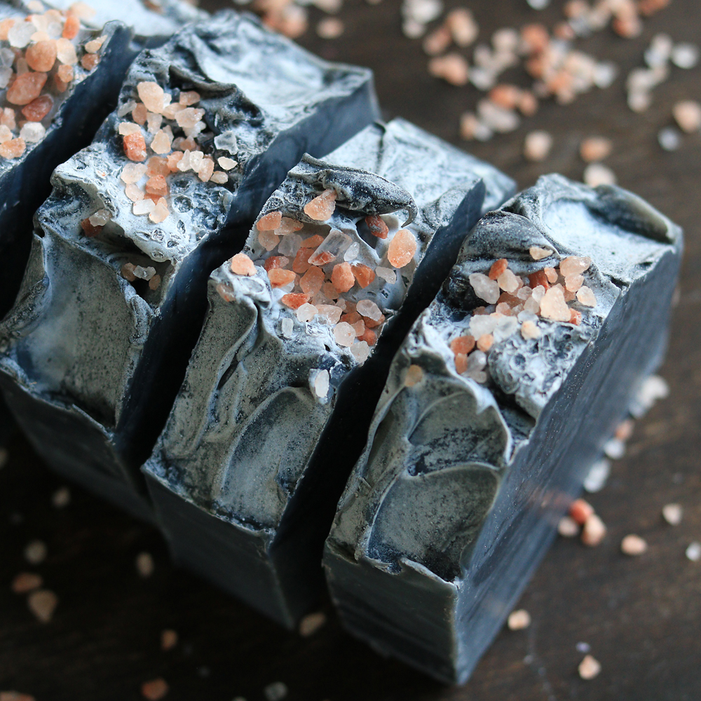 Peppermint & Charcoal Artisan Soap - Image 4