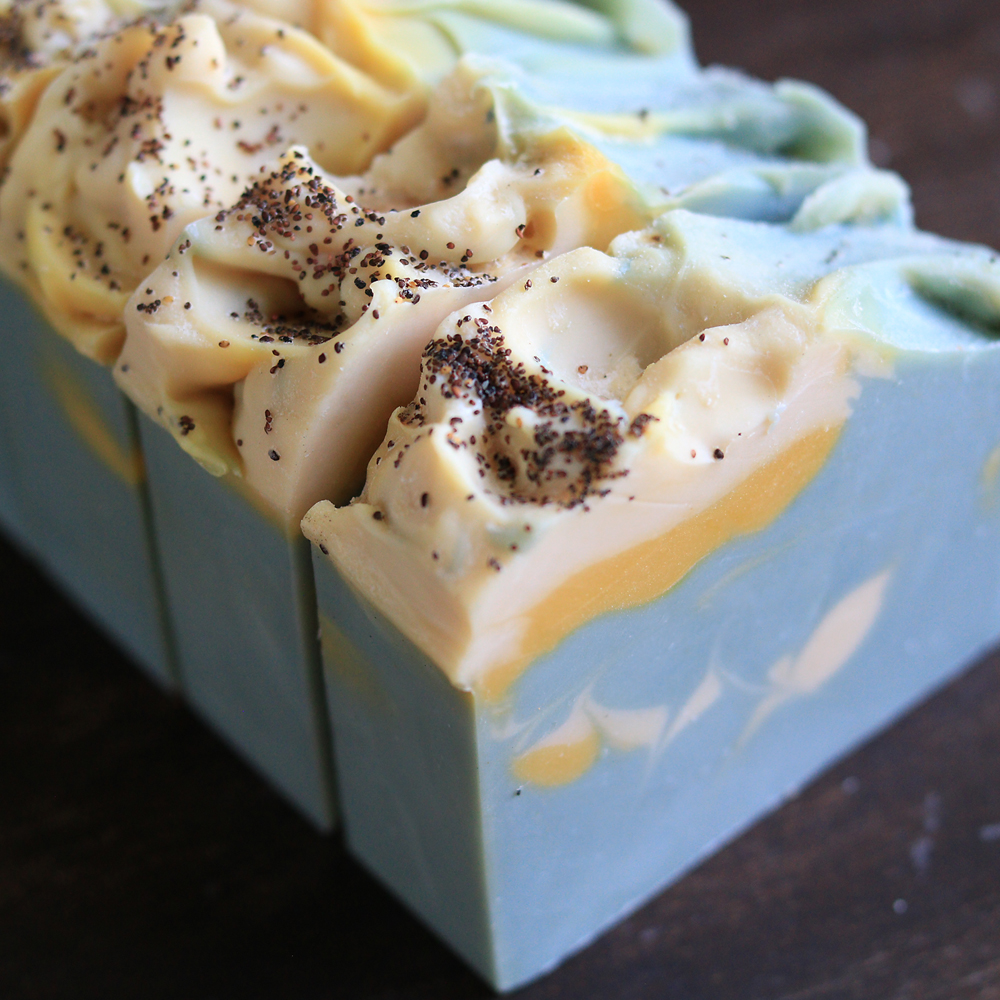 Lemon Blueberry Artisan Soap - Image 4