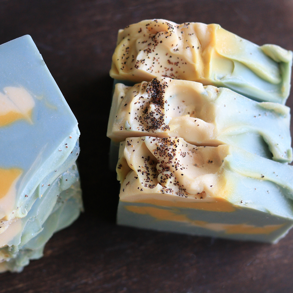 Lemon Blueberry Artisan Soap - Image 3