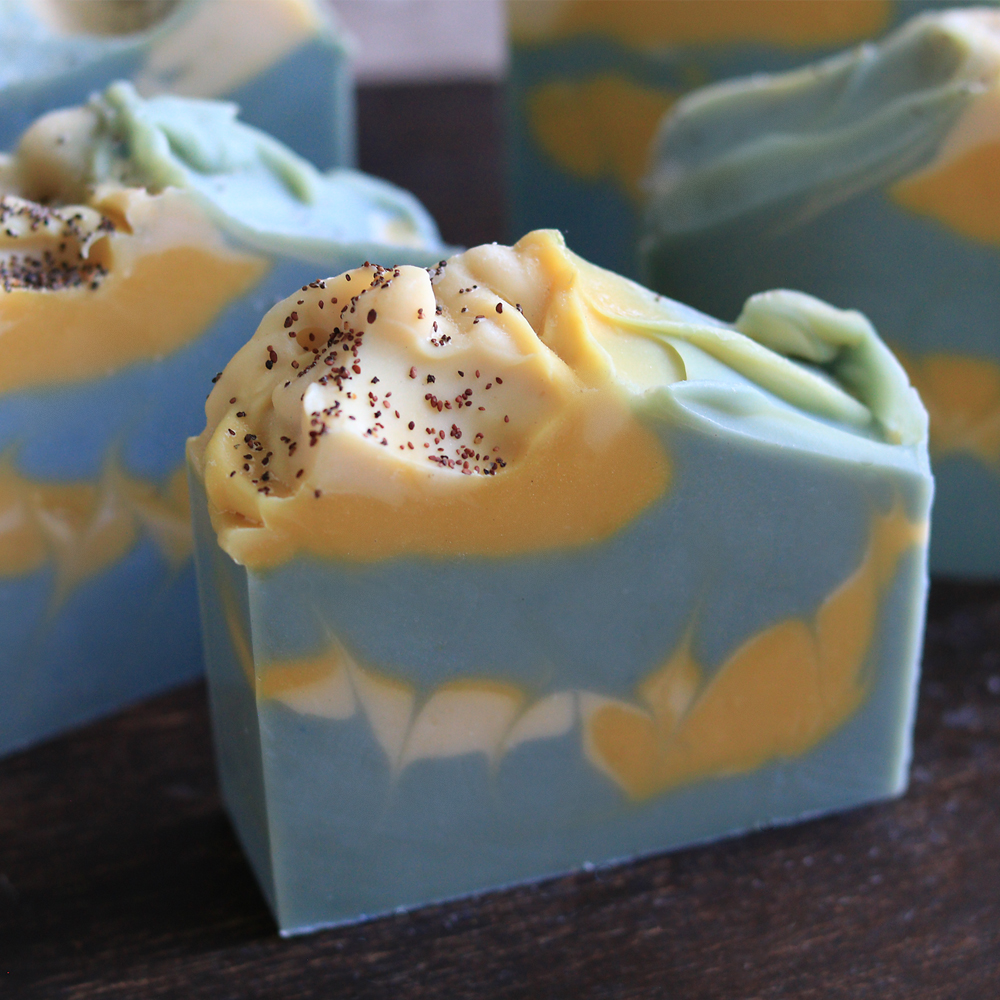 Lemon Blueberry Artisan Soap - Image 2