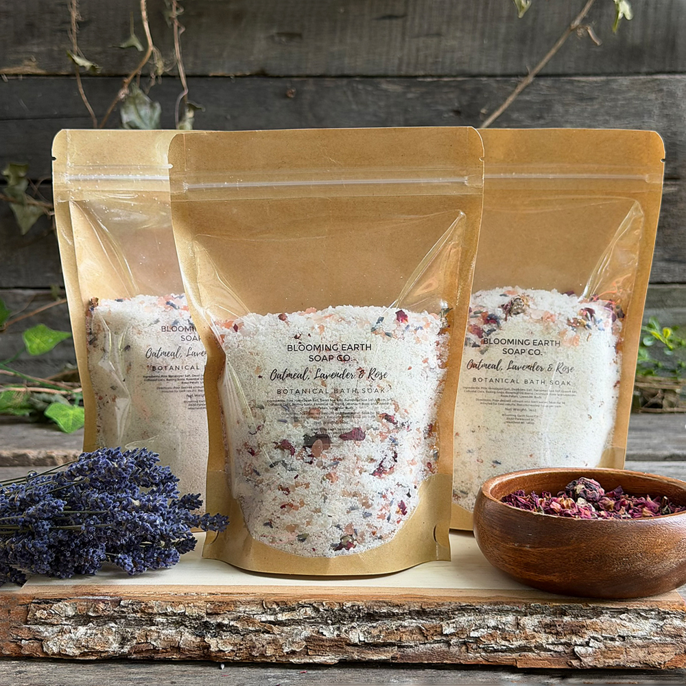 Oatmeal, Lavender & Rose Botanical Bath Soak - Image 5