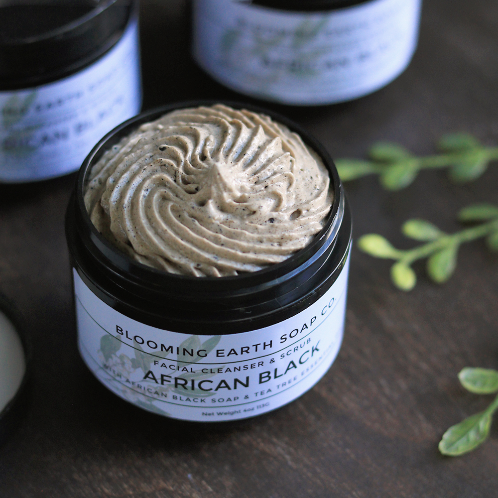 African Black Facial Scrub