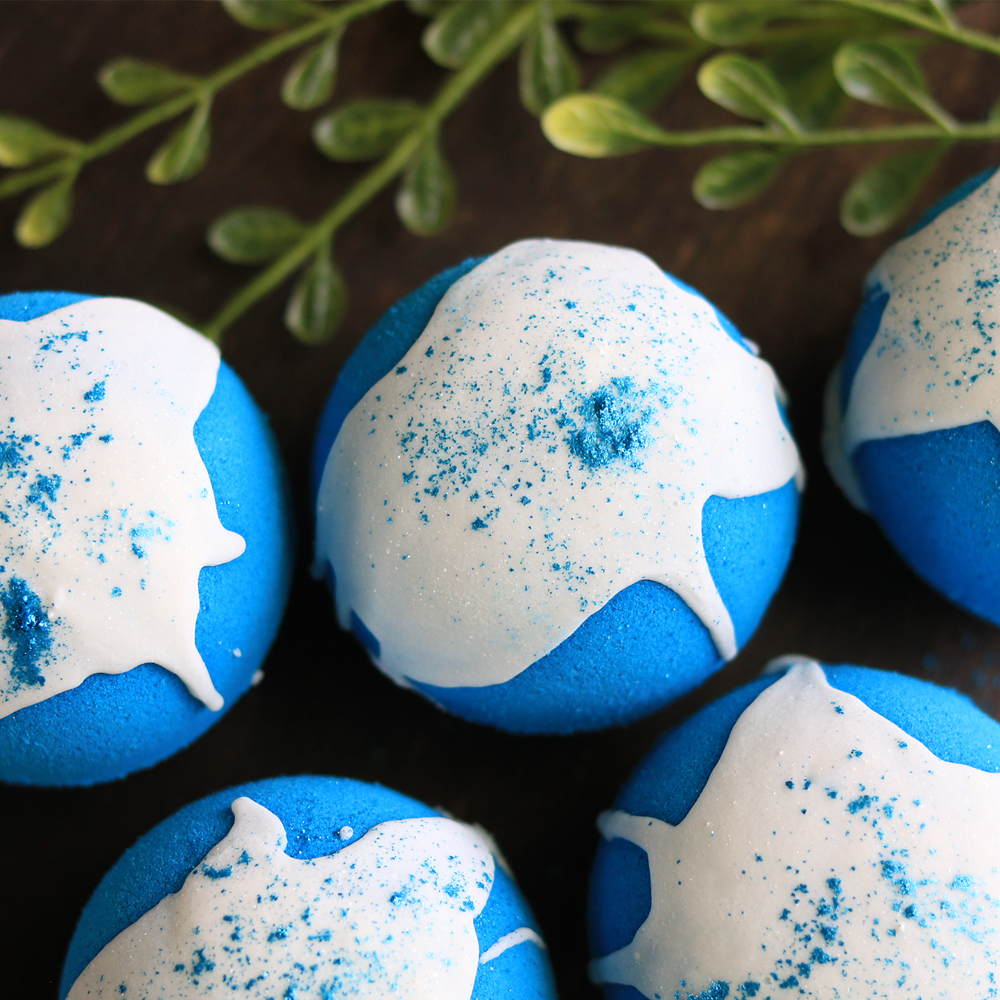 Blue Sugar Bath Bomb - Image 2
