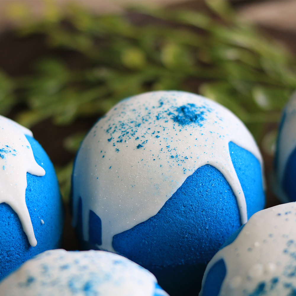 Blue Sugar Bath Bomb - Image 4