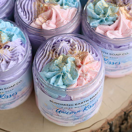 Unicorn Kisses Sugar Whipped Soap